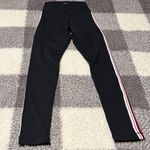 Aritzia Aritizia TNA Side Ribbon Striped Detailed Black Leggings XXS Photo 4