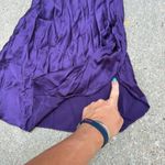 Victoria's Secret VTG  Gold Label Silk Floral Embroidered Slip Dress Purple Small Photo 2