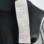 Quince Ultra-Soft High Rise Leggings Women's Large Black Yoga 4-Way Stretch EUC Photo 5