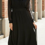 Nanette Lepore NWT $148 Nanette Madeline Clip Dot Midi Dress Black SZ-8 Photo 0