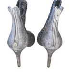Gianni Bini  Platinum Silver Merillee Rhinestone Bootie Open Toe size 7M Photo 4
