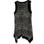 India Boutique Women's Black Cream Sleeveless Shark Bite Dress One Size‎ Size undefined Photo 1
