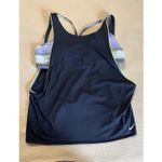 Nike  Swim Horizon Stripe Convertible Layered Tankini Tank Top Size XL NWT Photo 1