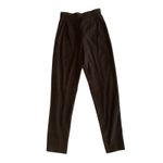 CW High Waist Velour Dress Pants Brown Size 4 Photo 5