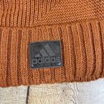 Adidas One Size Fits Most Knit Burnt Orange Rust Ribbed Knit Beanie Outdoor Photo 4
