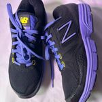 New Balance  Women's Black and Lavender Athletic Shoes Photo 4