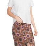 ZARA  Jacquard Mid Length Skirt Knee Midi Pencil size L Photo 0
