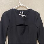 Likely  x Revolve Keller Black Long Sleeve Cut Out Mini Dress Photo 3