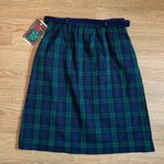 Vintage Made in the USA Highland Rose Plaid Aline Skirt Size 12 Photo 3