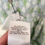 Ganni Shirred Smocked Floral Cotton Silk Puff Sleeve Maxi Dress EU 42 US XL Photo 5