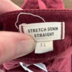 Madewell  Stretch Velveteen Skirt - burgundy - size 31 Photo 8