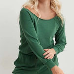 Aerie Long Sleeve Fleece Knit Green Romper Photo 0