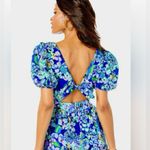 Lilly Pulitzer New with tags  Grace Tiered Midi Dress in blue grotto Photo 6
