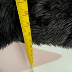 Dress Barn  Black Fur Trim Dress Holidays Festive Christmas Party Y2K Glam Sz 16 Photo 4