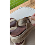 MIA Women's Beige Brown Platform Espadrille Sandals US 7 Photo 5