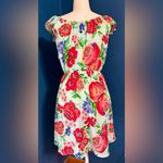 Everly Ruffle Top Floral Print Mini Dress Mint Size S NWT Photo 2