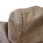 Ann Taylor Brown collarless full zip textured Blazer Jacket Size 14 Photo 5