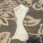 Beach Bunny  White Bikini Bottom with Chain Detail Photo 5