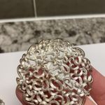 Vintage Gold Tone Large Brooch Pin & Clip Earrings Set Photo 11