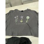 Urban Outfitters  Tee, Forever 21 Cardigan, Blue Blush Top size Medium Photo 4