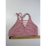 Zyla Active Light Support Sports Bra Strappy Back Mauve Pink Medium Photo 1