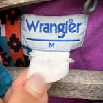 Wrangler Vintage 80s 90s Neon Aztec Southwestern Stripe Boho long sleeve shirt Photo 2