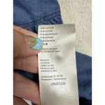 Anthropologie PILCRO  Flounced Tunic Dress Chambray Fray Hem L Photo 7