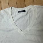 Brandy Melville Classic Cream V Neck Sweater Top One Size Photo 3
