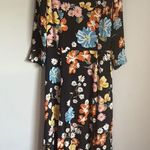 Sea NY silk floral maxi dress 4 Black Photo 1