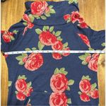 Runway Ready Couture Cowl Neck Long Sleeve Knit Floral Photo 4