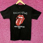 The Rolling Stones North American Tout 1975 Rock tee size small Photo 0