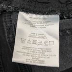 Anthropologie  Pilcro Embellished Slim Flounced Flare Crop Jeans Washed Black Photo 10