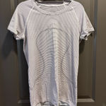 Lululemon  Striped Swiftly Tech Short Sleeve Top Photo 0