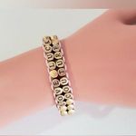 Juicy Couture Pam Gela Silver Toned Blue Beaded Bracelet Brand New with Tags Photo 1