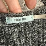 Kimchi Blue Urban outfitters Kimchi black Gray Knit Crop Top keyhole bow knot like new small Photo 2