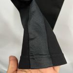 Betabrand  tuxedo stripe med petite black yoga dress pull on stretch pants W0438 Photo 3