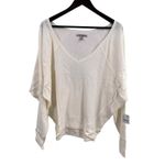 Free People  Santa Clara Thermal Shirt White Size Small‎ New Photo 5