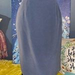 CHAUS NEW YORK NWT Chaus Size 12 Blue Silk Skirt Photo 0