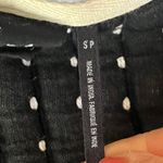 Out From Under  Urban Outfitters Women Quilted Hooded Jacket Polka Dot Blue Small Photo 4