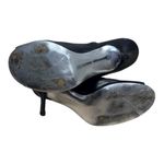 Michael Kors Brena Black Leather Open Toe Buckle Ankle Booties Size 8.5 Photo 5