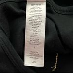 Christmas Needle Me Long Sleeve Top Metallic Ornament Graphic Black L Size L Photo 3