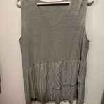Soft Surroundings  grey and white tank top size XL Photo 5