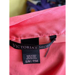 Victoria's Secret Women's Coral Satin Robe S/M Photo 1