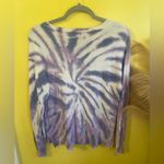Design History  Lavender and White Knit Top Photo 3