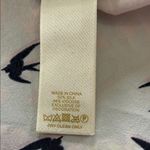 Kate Spade  Sleeveless Bird Print Button Front Blouse Pink Navy Size Small Photo 6