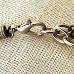 Abalone circle pendant necklace on cord Photo 7