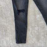 Free People Zuri distressed high waisted Mom Jean in Grey Dusty  Roads  Photo 10