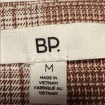 BP Plaid Brown Pleated Skirt Side zipper Photo 6