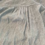 Free People  Blouse Womens XS pale Green Gauze Poet Top Boho Oversized Peasant Photo 12