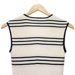 Alice McCALL Frenchie Striped Mini Dress Nude Ink Blue Gold Women’s Size 4 | XS Photo 6